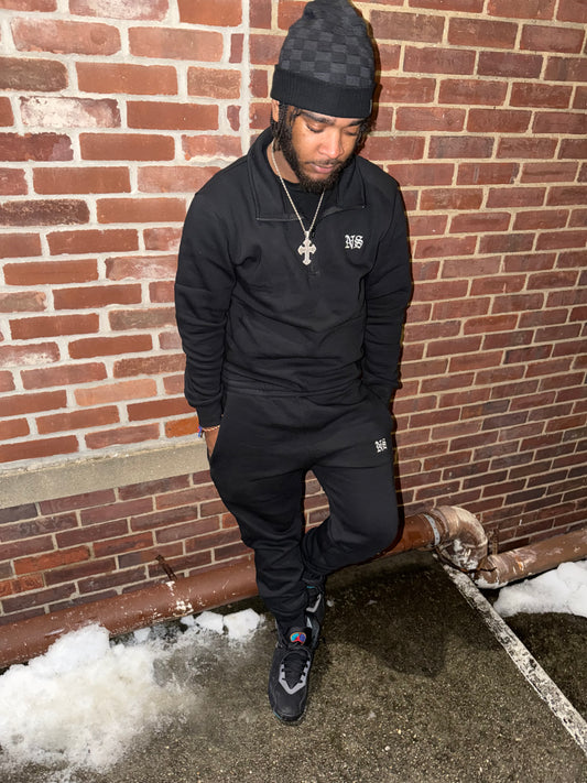 Black NS Quarter Zip