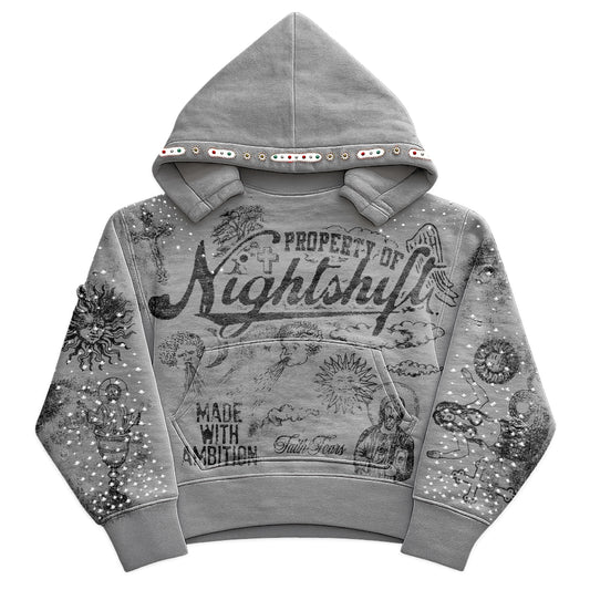 Grey Midnight Millionaires Hoodie (pre order)